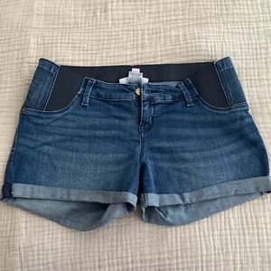 Isabel Maternity Jean shorts